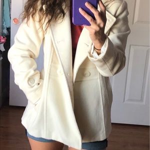 St. John’s Bay cream pea coat